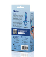 b-vibe Slide Silicone Butt Plug with Finger Ring