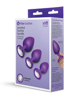 Jeweled Butties Bundle 3-Piece Anal Training Set by b-vibe