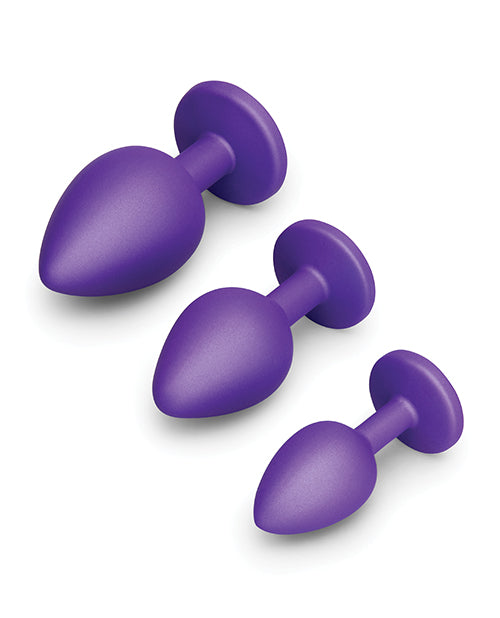 Jeweled Butties Bundle 3-Piece Anal Training Set by b-vibe