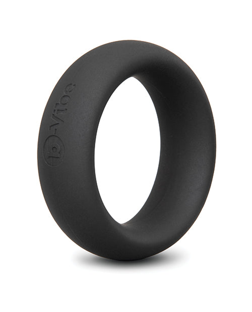 b-Vibe Snug Ring 40 mm Soft Stretch Silicone Cock Ring — Black