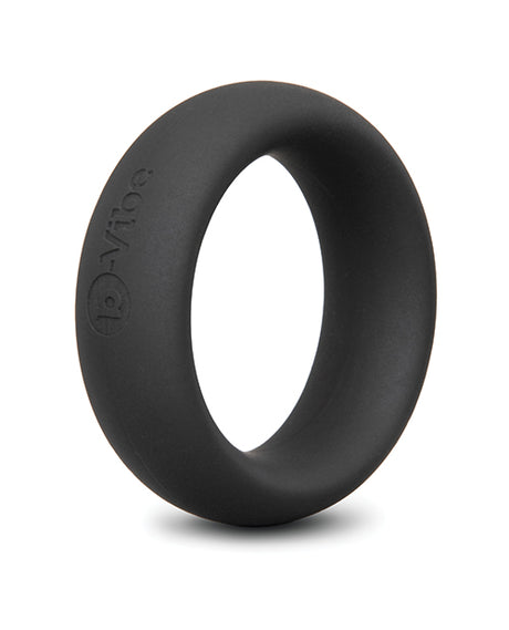 b-Vibe Snug Ring 40 mm Soft Stretch Silicone Cock Ring — Black