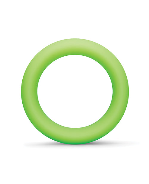 b-Vibe Snug Ring 45 mm Stretch Silicone Cock Ring - Green