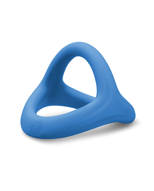 b-Vibe Snug Ring Tri-Sling Soft Stretch Silicone Cock-and-Ball Sling by b-vibe
