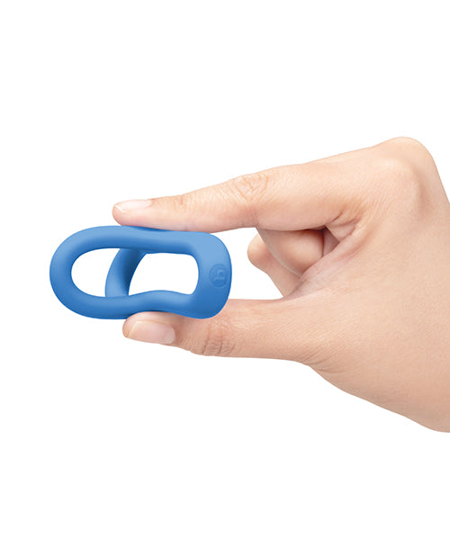 b-Vibe Snug Ring Tri-Sling Soft Stretch Silicone Cock-and-Ball Sling by b-vibe