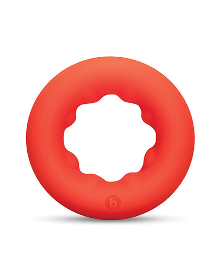 b-Vibe Flex Ring — Super-Soft Liquid Silicone Cock Ring, Red