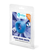 b-Vibe Flex Ring Delta Super Soft Silicone Secure Fit Cock Ring - Blue by b-vibe