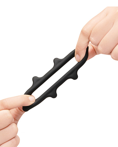 b-Vibe Flex Ring Spike Super Soft Silicone Cock Ring