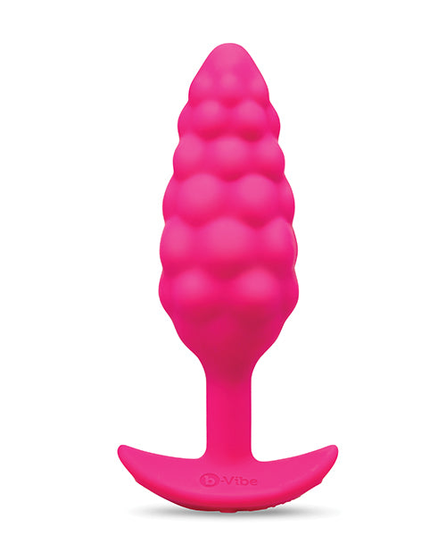 b-Vibe Bump Texture Plug - Pink by b-vibe