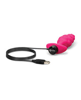 b-Vibe Bump Texture Plug - Pink by b-vibe