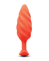 b-Vibe Swirl Texture Plug - Orange by b-vibe