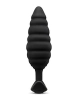 b-Vibe Twist Texture Plug - Black by b-vibe