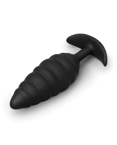 b-Vibe Twist Texture Plug - Black by b-vibe