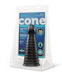 b-Vibe Cone 10 Inch Tapered & Ribbed XXL Dildo with Suction Cup by b-vibe