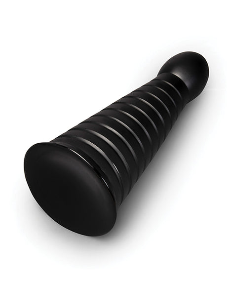 b-Vibe Cone 10 Inch Tapered & Ribbed XXL Dildo with Suction Cup by b-vibe