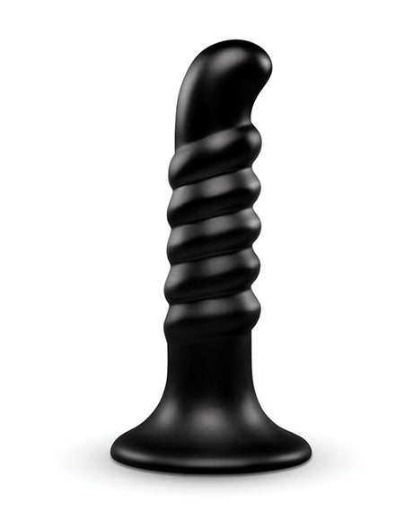b-Vibe Krush 9.5 Inch Curved & Ribbed XXL Dildo with Suction Cup