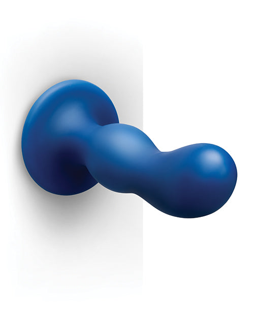 b-vibe Milk 8.5 Inch Curved XXL Anal Trainer — Tapered Tip & Suction Cup