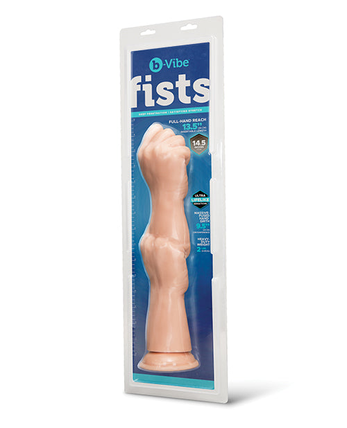 b-Vibe Fists 14.5 Inch Fist-Style Realistic XXL Dildo with Suction Cup by b-vibe