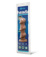 b-Vibe Headz 10.5 Inch Multi-Bulb XXL Dildo with Flared Base by b-vibe