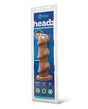 b-Vibe Headz 10.5 Inch Multi-Bulb XXL Dildo with Flared Base by b-vibe