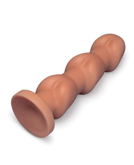 b-Vibe Headz 10.5 Inch Multi-Bulb XXL Dildo with Flared Base by b-vibe
