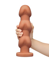 b-Vibe Headz 10.5 Inch Multi-Bulb XXL Dildo with Flared Base by b-vibe