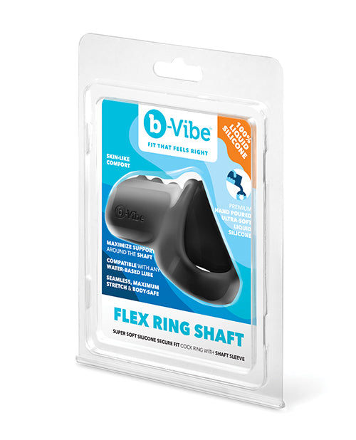 b-Vibe Flex Ring Shaft Silicone Cock Ring & Ball Stretcher by b-vibe