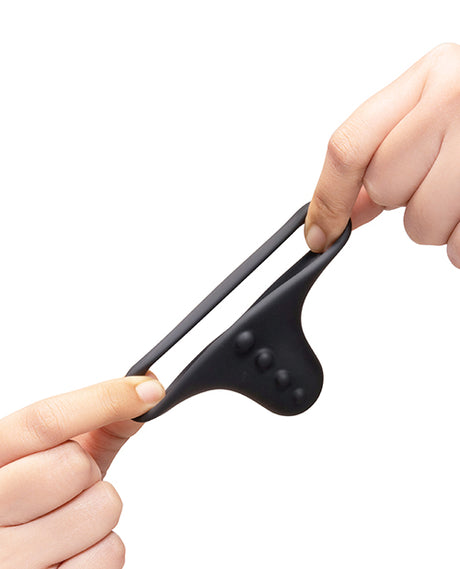 b-Vibe Flex Ring Shaft Silicone Cock Ring & Ball Stretcher