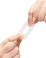 b-Vibe Stretch-Tech Swirl Flexible Secure Fit Cock Ring by b-vibe