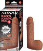 Nasstoys Natural Realskin Squirting Penis — Brown, TPR - NW2841