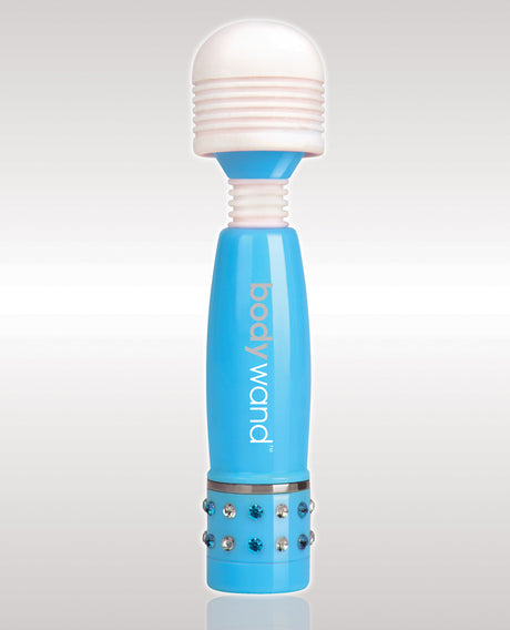 Bodywand XGen Mini Wand Vibrator — Aqua, 4-inch