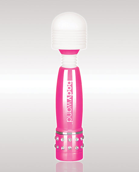 Bodywand XGen Neon Mini Massage Wand — Neon Pink, 4"