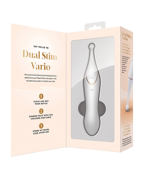 XGen Bodywand Dual Stim Vario - White by Bodywand