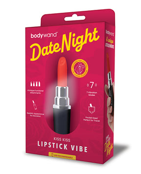 Xgen Bodywand Date Night Kiss Kiss Lipstick Vibe - Black/Red by Bodywand