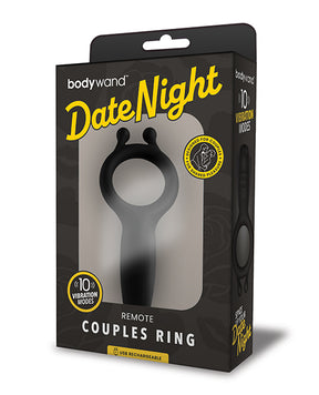 Xgen Bodywand Date Night Remote Couples Ring - Black by Bodywand