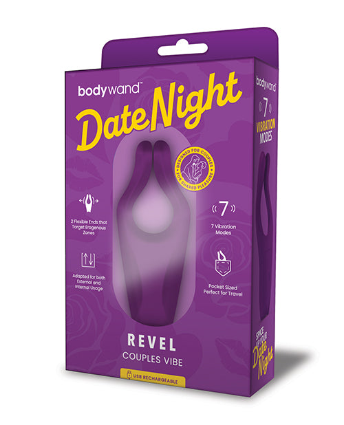 Xgen Bodywand Date Night Revel Couples Vibe - Purple by Bodywand