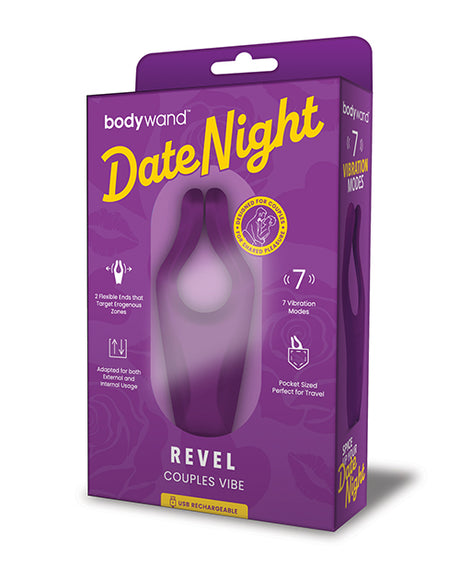 Xgen Bodywand Date Night Revel Couples Vibe - Purple by Bodywand