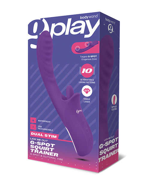 Bodywand G-Play Lick Me Out Squirt Trainer - Purple by Bodywand