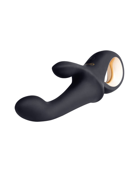 Bodywand G-Play Dual Stim Squirt Master Vibrator — Black