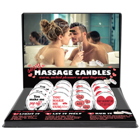 Kama Sutra Naughty Notes Massage Candle Prepack (4 Messages) - KS14350