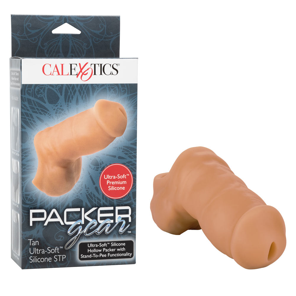 Packer Gear 4 Inch Ultra-Soft Silicone Stp Packer - Tan by CalExotics