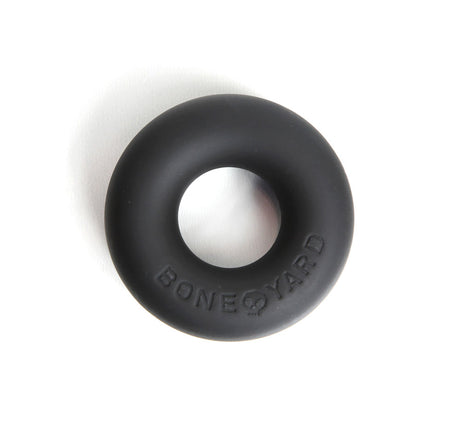 Rascal Ultimate Silicone Cock Ring — Black (50mm OD, 20mm ID) - BY-0450
