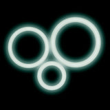 Blush Performance Pure Silicone Cock Ring Set, 3 Sizes, White Glow - BL-370819