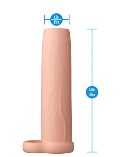 Blush Performance Enhancement Sleeve — 5.75 Inch, Beige - BL-26843