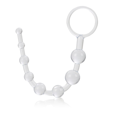 Anal 101 Intro Beads - Clear by CalExotics