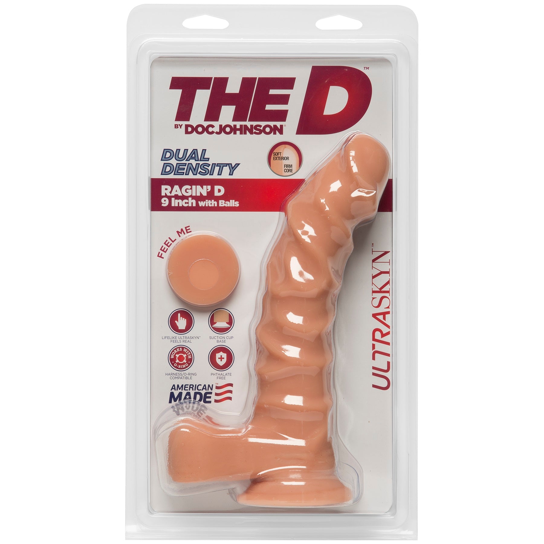 The D - Ragin' D 9 Inches - Vanilla by Doc Johnson