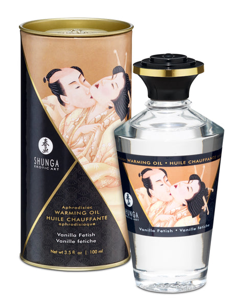 Shunga Aphrodisiac Warming Oil — Vanilla Fetish, 100 mL - SHU2207