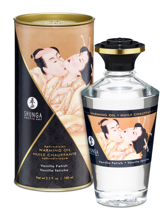 Shunga Aphrodisiac Warming Oil — Vanilla Fetish, 100 mL - SHU2207