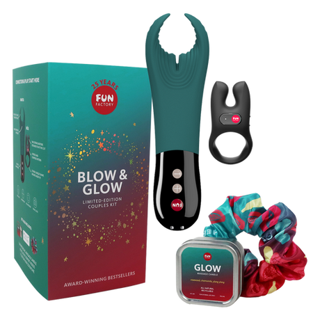 Fun Factory Blow & Glow Kit — Couples Vibrator Kit - FN1000