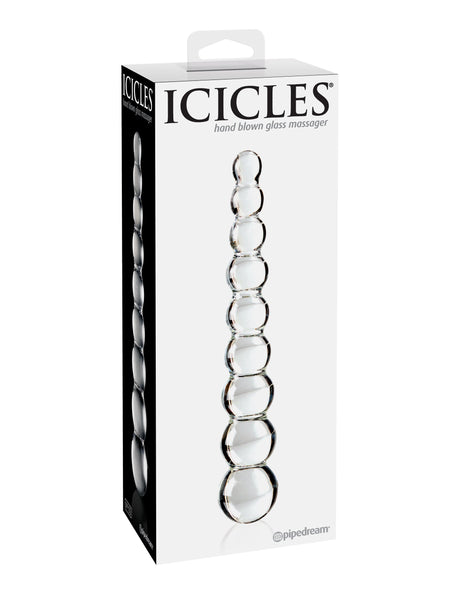 Pipedream Icicles No. 2 Glass Wand — Clear, 8.5 in - PD2902-00