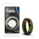 Blush Performance Silicone Camo Cock Ring — Green Camouflage - BL-91169